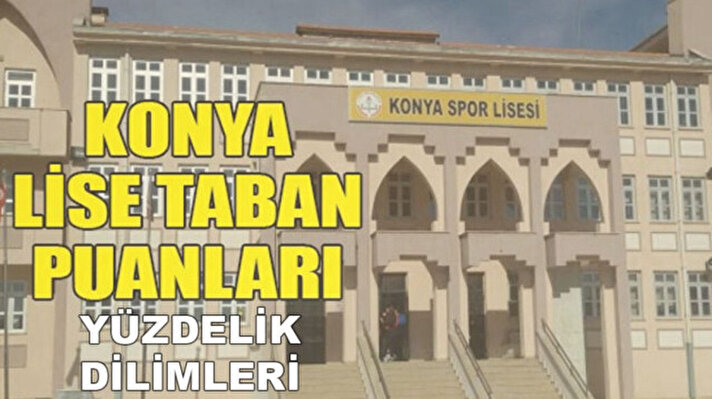 Konya Liseleri Taban Puanlar Lgs Y Zdelik Dilimleri Anadolu Fen