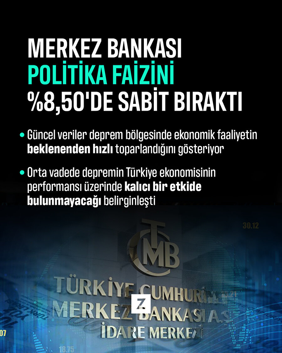 Merkez Bankas Politika Faizini De Sabit B Rakt