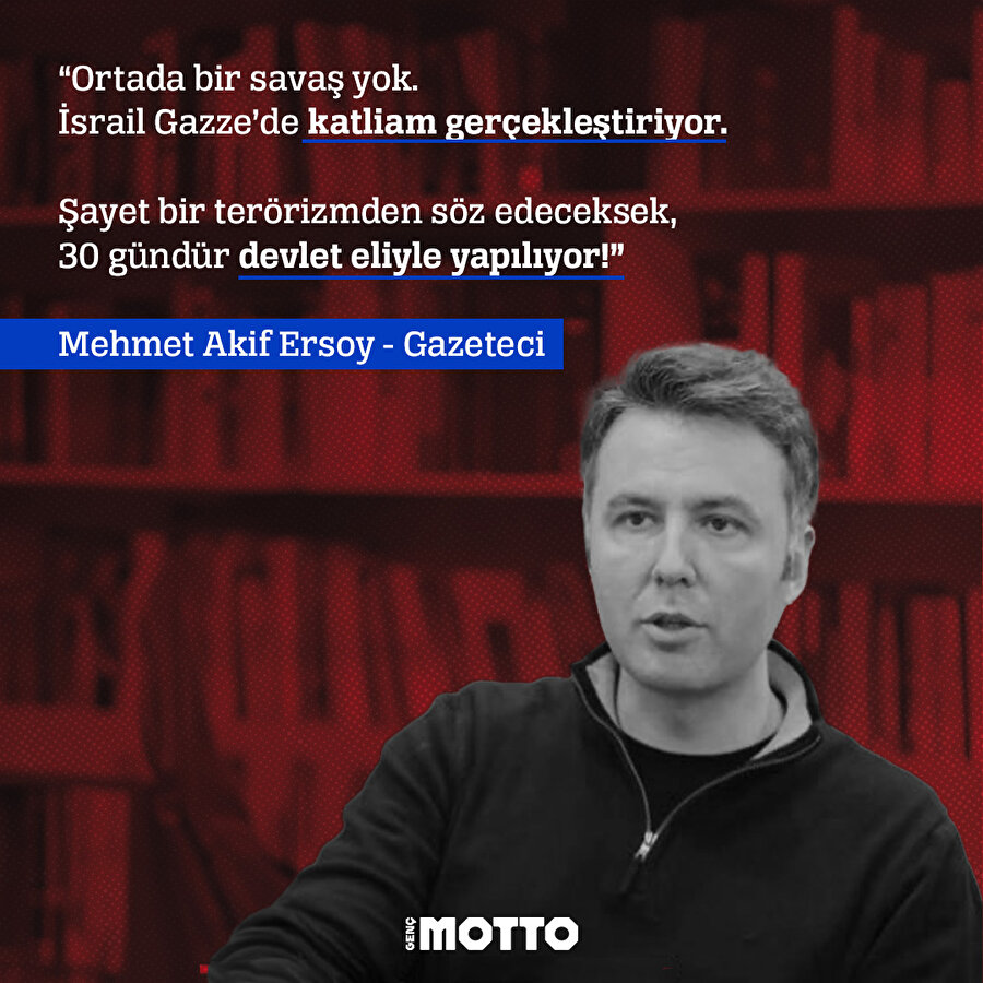 Mehmet Akif Ersoy dan İsrail e tepki