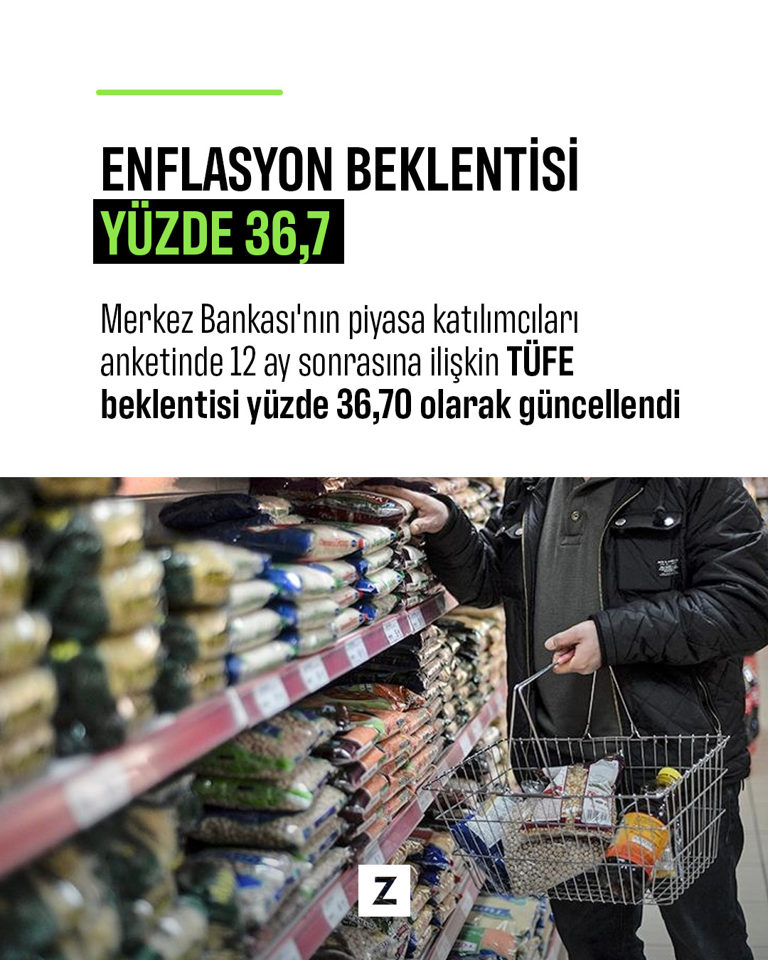 Bir sene sonraki enflasyon beklentisi yüzde 36 7 oldu