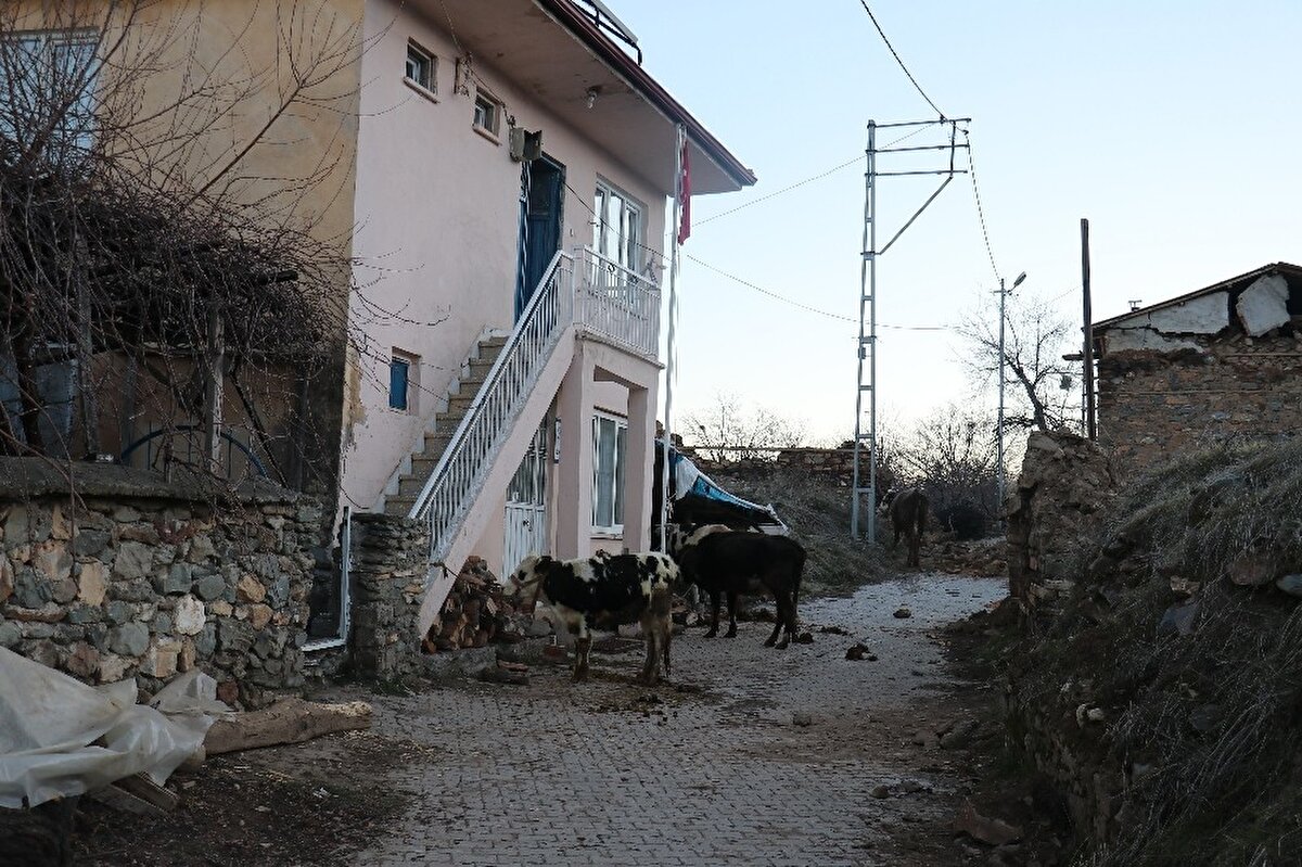 Deprem anında yaşadıkları korkuyu anlatan Doğanyollular, hasar gören evlerine girmeye korktuklarını söylediler.