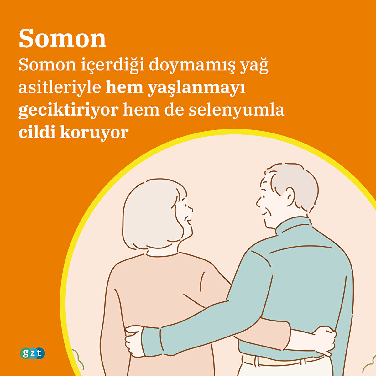 Somon içerdiği doymamış yağ asitleriyle hem yaşlanmayı geciktiriyor hem de selenyumla cildi koruyor