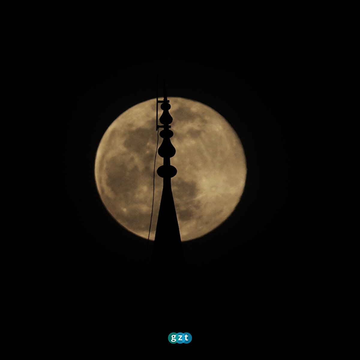 Ülkemizden 'dolunay' manzaraları 🌑