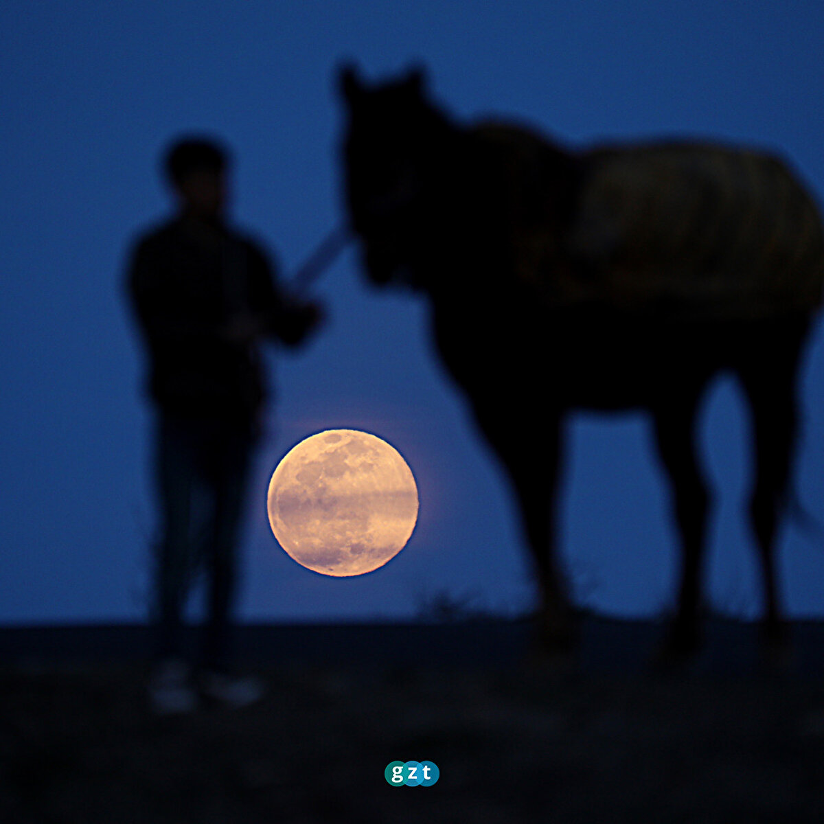 Ülkemizden 'dolunay' manzaraları 🌑