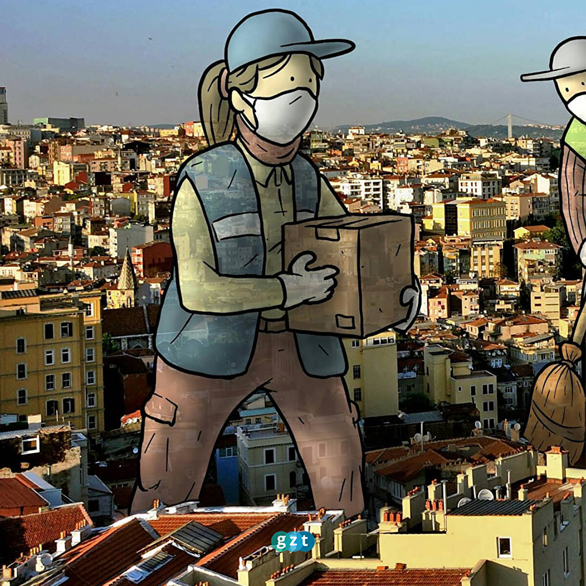 Hakan Keles'in koronavirüs temalı yaptığı çizimler 👏🏻