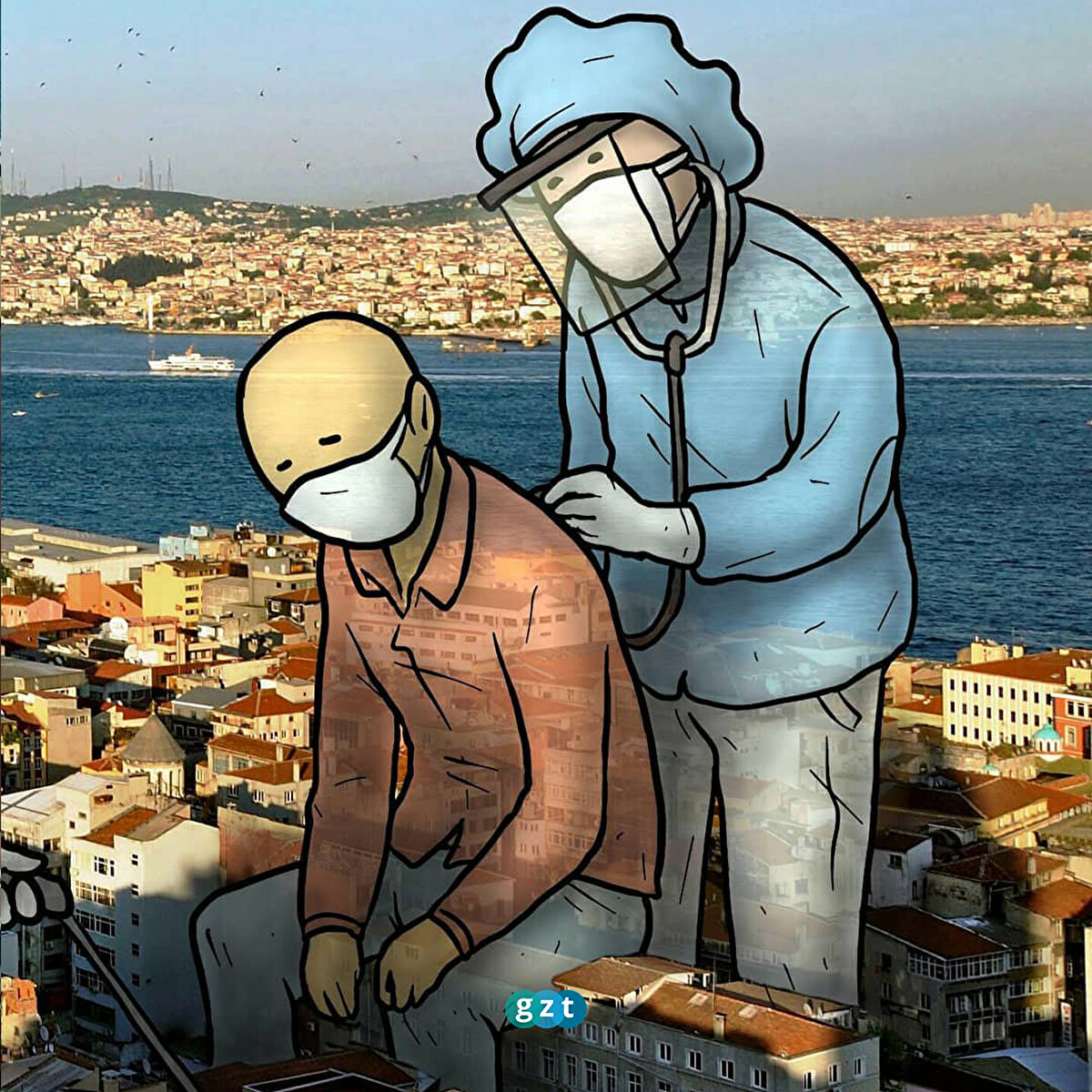 Hakan Keles'in koronavirüs temalı yaptığı çizimler 👏🏻