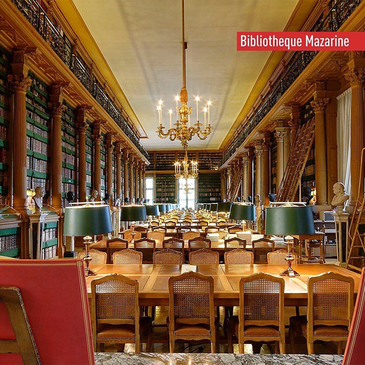 🇫🇷 Bibliotheque Mazarine: Mazarine Kütüphanesi, Fransa'nın en eski halk kütüphanesi. Başlangıçta Kardinal Mazrine'nin kişisel kütüphanesi olan bu yer Avrupa'nın çeşitli ülkelerinden toplanan kitaplarla koleksiyon sayısı 40 bin kitaba ulaşmış ve 1689 yılında halka açılmış. Bir araştırma kütüphanesi olan Mazarine Kütüphanesi'nde 600 bin kitap bulunuyor.