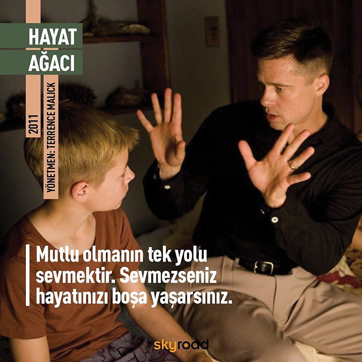 👨🏻Hayat Ağacı: 1950'li yıllarda, Orta Batılı bir aileyi merkezine alan film ailenin en büyük oğlu Jack'in, çocukluk masumiyetinin kaybolmasından başlayarak buruk bir yetişkinlik evresine geçişini konu alıyor.