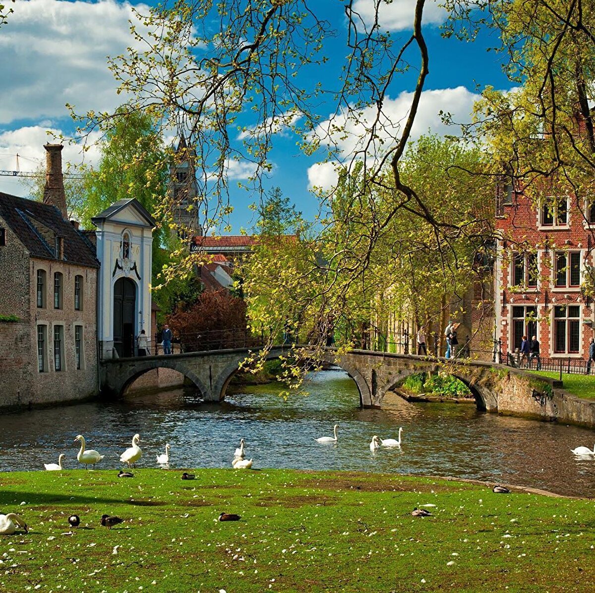 🧡 Şehir ziyaretçisine kanallarının iki yakasındaki, kimileri 16 ve 17. yüzyıldan kalma masalsı evleriyle harika bir ambiyans sunuyor. Ancak Brugge yaz aylarında inanılmaz bir turist akınına uğradığı için kış aylarında gitmek çok daha akıllıca olacaktır. Eğer kış aylarında gitmişsen ve bir de şansına kar yağıyorsa Brugge'ün bambaşka bir boyutunu yaşaman mümkün.