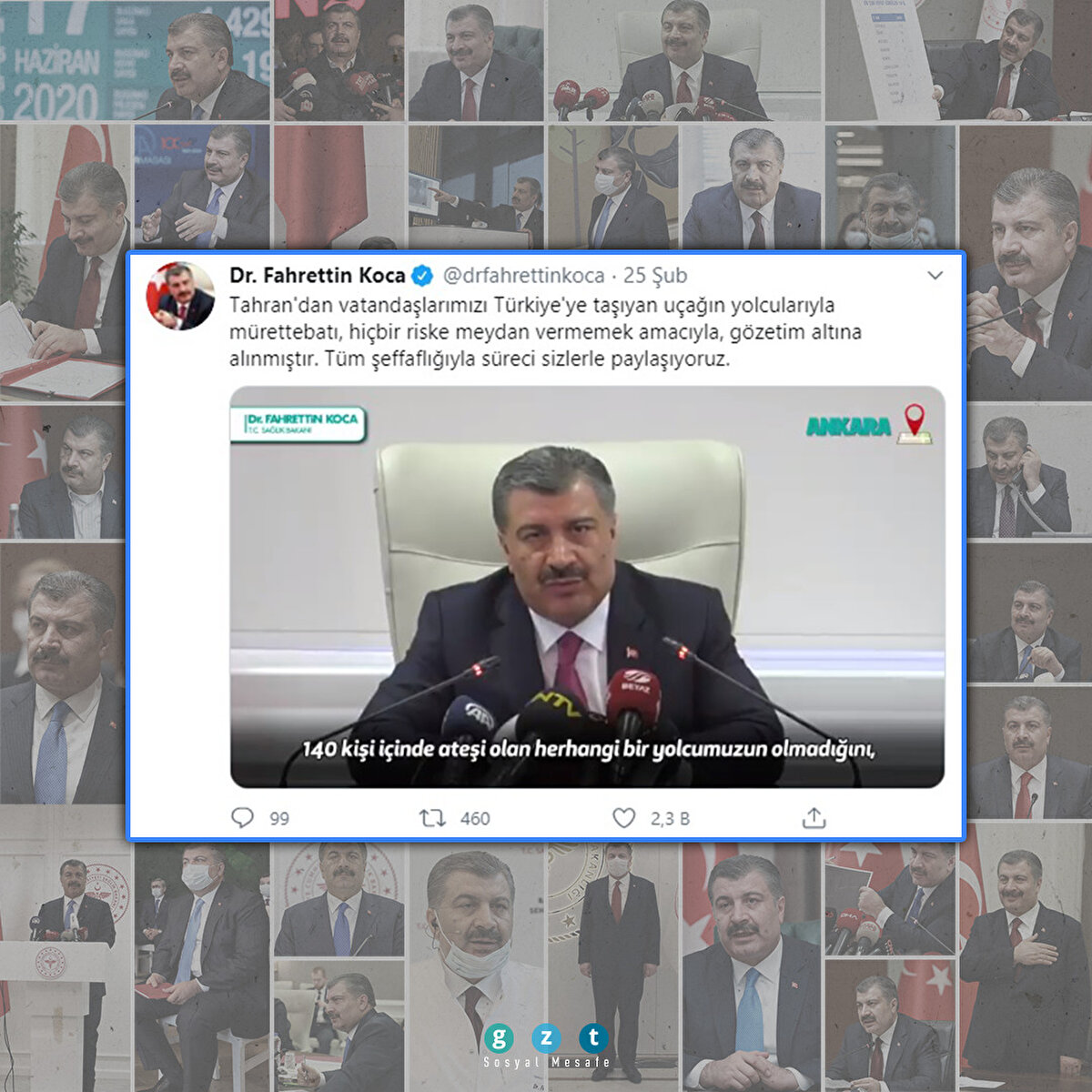 Türkiye, Çin'in ardından virüsün en çok etkilediği ülke olan İran'dan da vatandaşlarını tahliye etmişti