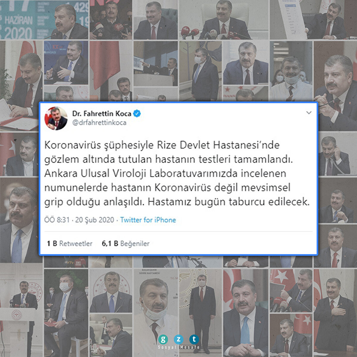 Medyadaki virüs haberleri sonrası vatandaş paniklemişti. Birçok kişi COVID-19 şüphesiyle hastanelere başvuruyordu