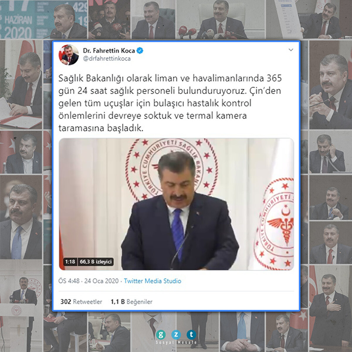 Türkiye'de henüz koronavirüs vakası görülmemişken tüm havalimanları ve limanlarda önlemler üst düzeye çıkarıldı