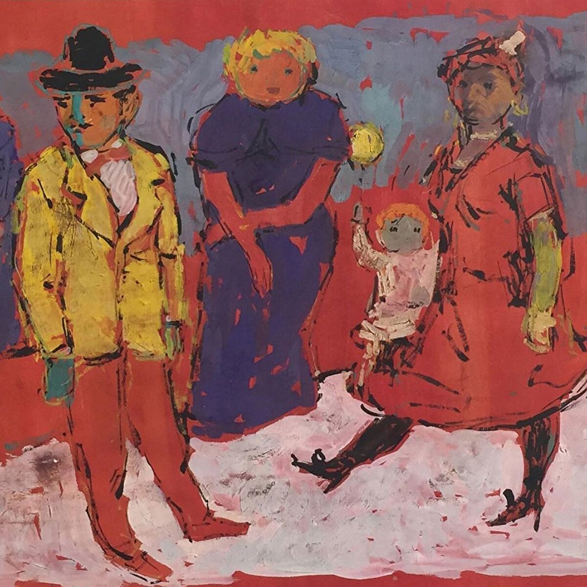 📌 1953 yılında davranışlarındaki dengesizlik hali giderek artmaya başlayınca Sainte Anne Hastanesi’nde tedavi görmeye başlar. Hastanede kaldığı iki aylık süreçte onu yalnız bırakmayan Dina Vierny, ona sık sık malzeme getirerek sürekli resim yapmasını sağlar. Bu resimler birkaç ay sonra Vierny’nin “Galerie Dina Vierny” adındaki sanat galerisinde sergilenir. Sergi çok başarılı olmasına rağmen Vierny’nin sattığı resimlerinden hakkını alamaz. Vierny 1955 yılında elindeki Fikret Mualla resimlerden oluşan ikinci bir sergi daha açar. Sanat camiasının aldığı bu son darbe ile iyice dibe sürüklenen Mualla, 1956 yılında yeniden akıl hastanesine yatırılır.⠀