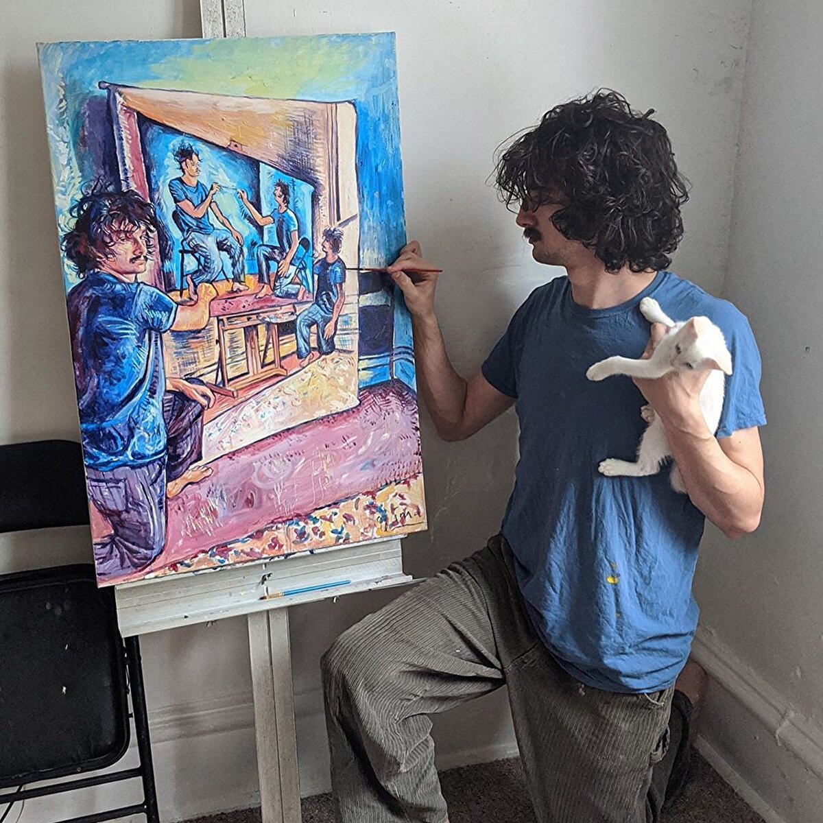 🤔 Wray, potansiyel olarak sonsuz görünen projenin, akla şu soruları getirmesini umuyor:⠀ “Sırada ne var? Hepimiz sadece bir resimde mi yaşıyoruz?’’⠀