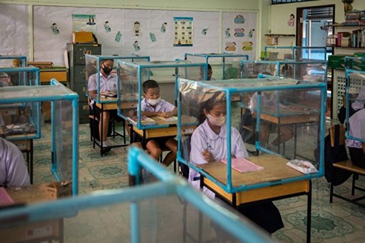 Anaokulundaki oyun alanları ise çocuklar için yeniden tasarlandı. 