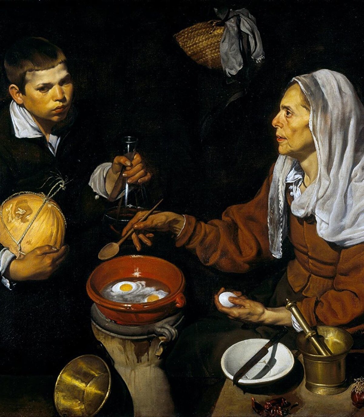 👦🏻 Diego Rodríguez de Silva y Velázquez, 1599 yazında, İspanya’nın kuzeyinde yer alan Sevilla kentinde doğdu. Küçük yaştan itibaren resme olan yeteneği ailesinin dikkatini çekiyordu. Velázquez on yaşındayken, babası onu Yaşlı Francisco de Herrera’nın atölyesine çırak olarak verdi.⠀