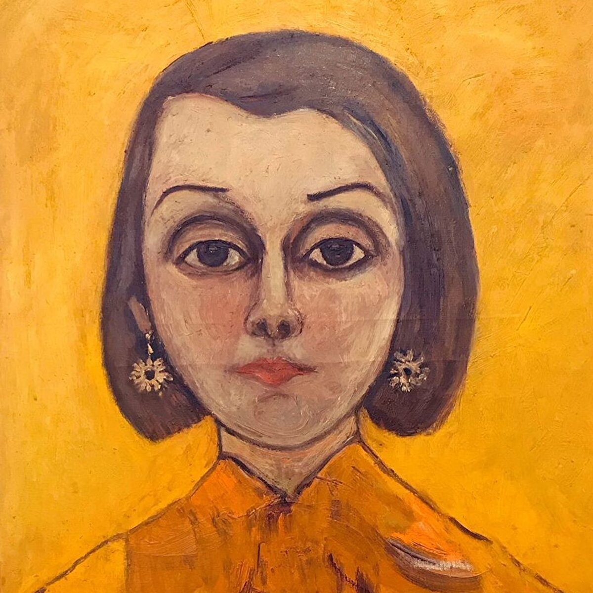 🎨Fahrelnisa, akademiye devam ederken, ilk evliğini Servet-i Fünun yazarlarından İzzet Melih Devrim ile gerçekleştirir. Bu dönemde, kültür ve sanat toplantılarının aranan kadınlarından biri olarak Mustafa Kemal Atatürk’le de tanışarak, Dolmabahçe Sarayı’nda verilen tarihi konferanslardan bazılarına katılmıştı.