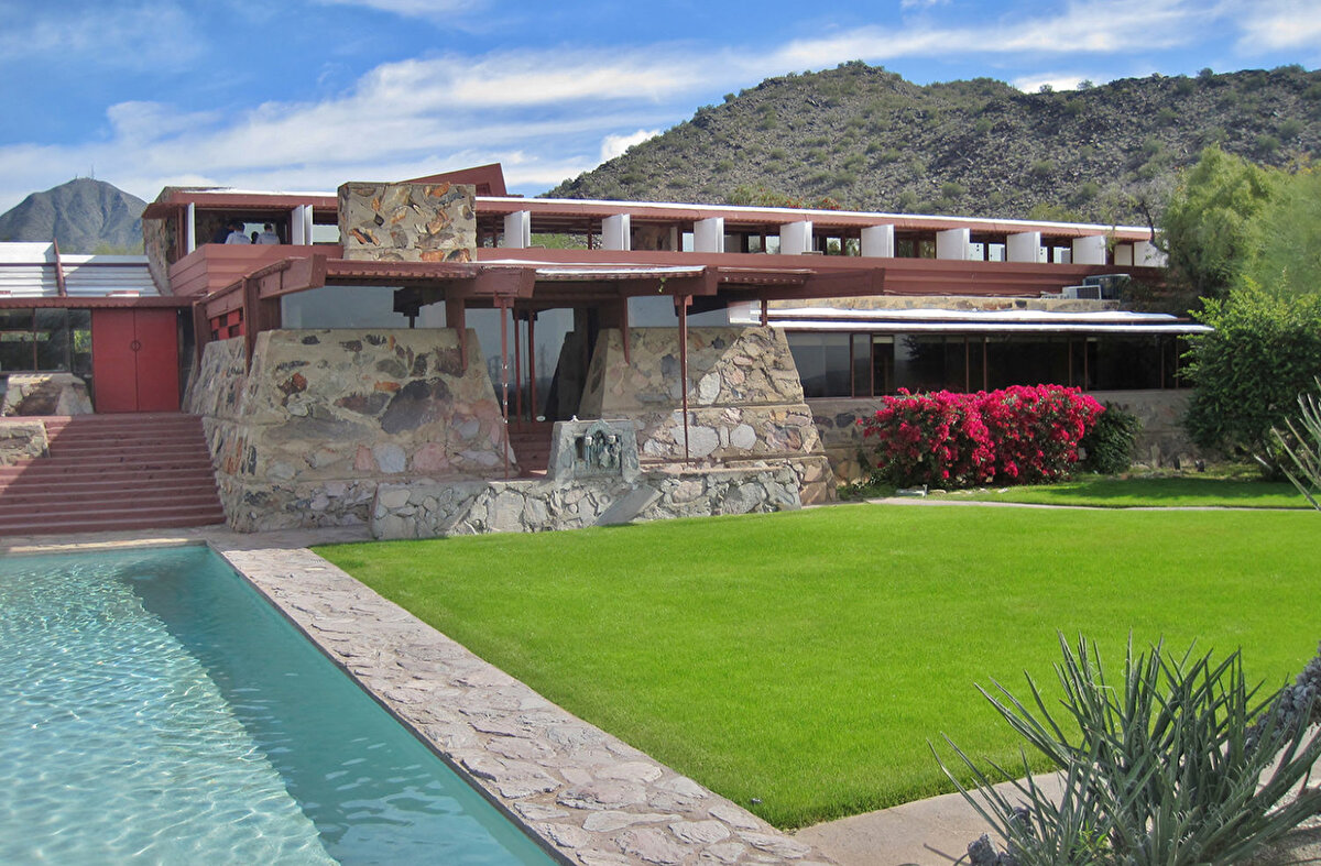Taliesin, Frank Lloyd Wright, Wisconsin, ABD.