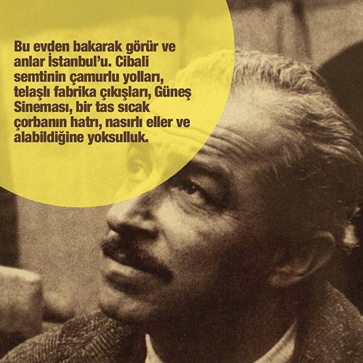 Ateş yutar gibi, oğlunun tabiriyle “bozkırda dört nala giden atlılar gibi” bir halkın kalbine doğru coşkuyla yazar. Orhan Kemal olur.⠀