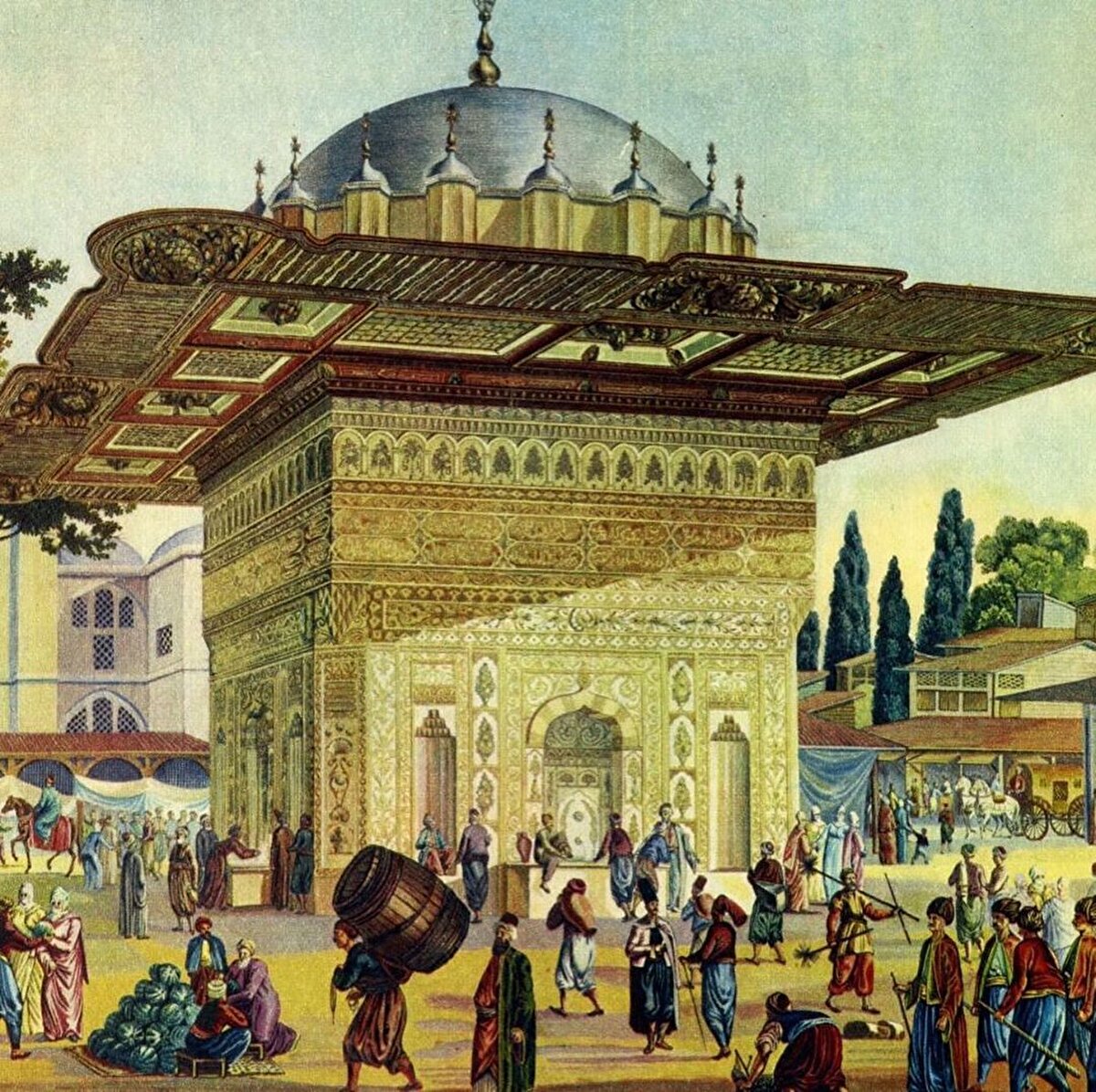 🙋🏻♀Eskiden sefere çıkan Osmanlı askerleri, son hazırlıklarını tamamlamak üzere şehrin dışında inşa edilen "Ayrılık Çeşmesi"nde bir araya gelirlermiş. Burası aynı zamanda kervanların, hacca giden grupların, kafile veya uzun yola çıkacak kimselerin de uğurlandığı alanlar. Böylece adına uygun bu yerler, hem belirgin bir alan olması hem de dinlenmek amacıyla ideal mekânlar arasında.⠀