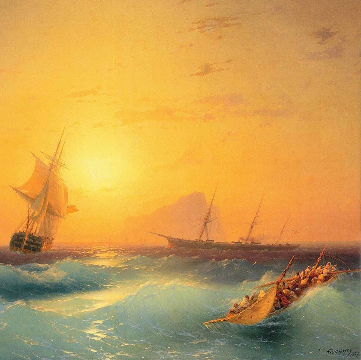 "Eğer Tanrı bana bir miktar kabiliyet verdiyse, geri kalanını durmadan çalışarak kazandım, bu böyle bilin. Ve ben hâlâ kendimi tabiatın talebesi olarak görüyorum. Dolayısıyla, siz de, benim yaptığım gibi, çalısın ve çabalayın. Memnuniyetle görüyorum ki sizler, kısa sürede, sanatta uzun bir yol kat etmişsiniz. Mesela Sarkis Bey’in kurduğu saraylar muhteşem ve her ressam onun fevkalade zevki ve ustalığına hayranım…"