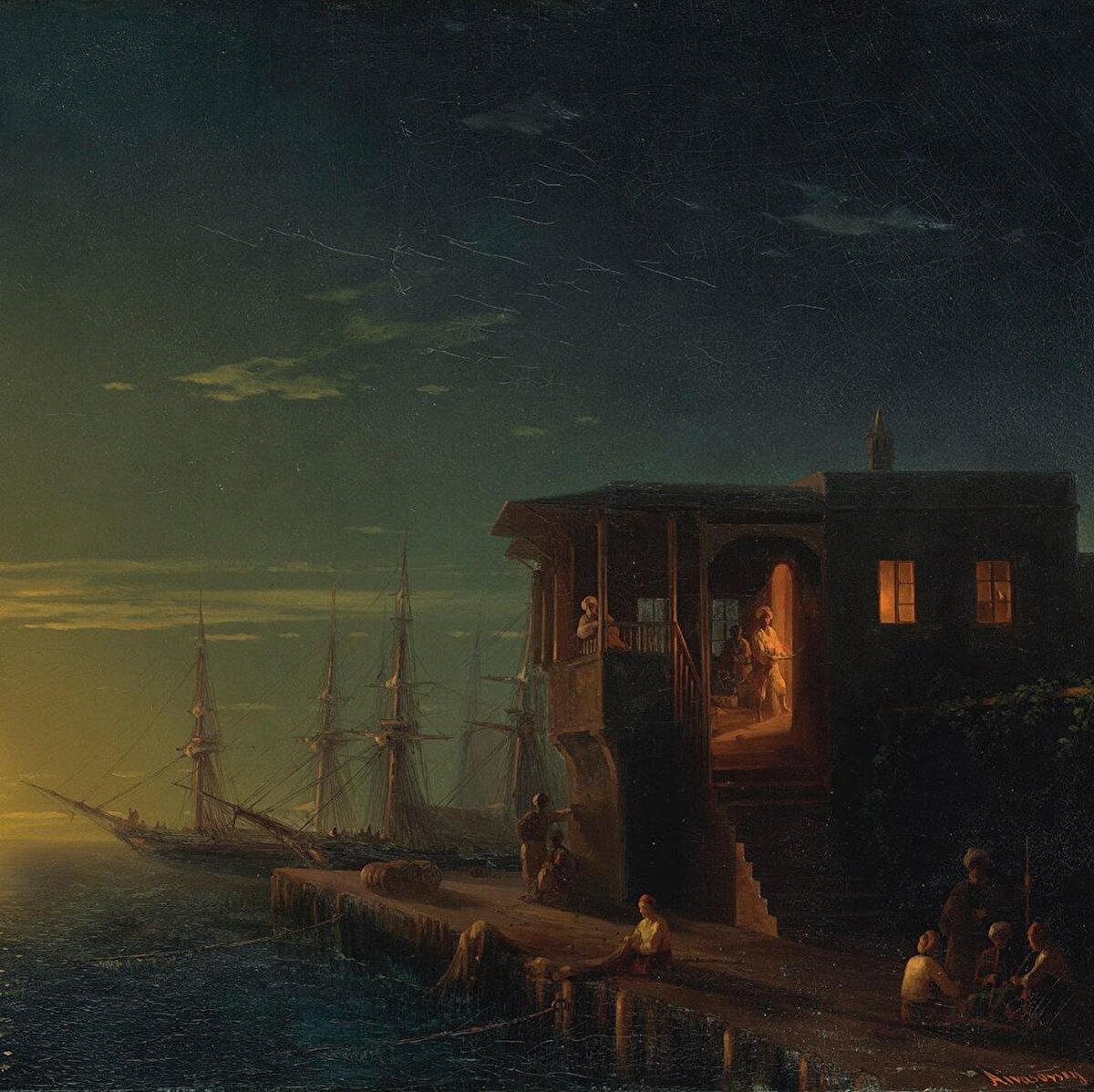 Ayvazovski, Sultan Abdülaziz’in sanata olan tutkusunu Ebuziya Teyfik Bey’e söyle anlatmıştı: