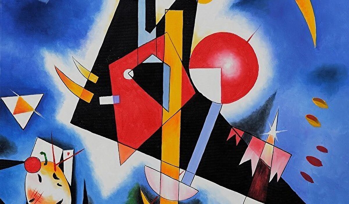 💭 Söz konusu yeteneği aslında sinestezi olarak bilinen nörolojik bir sorundan kaynaklanıyordu. Bu sorunun Kandinsky’deki temel belirtisi ise müziğin zihninde imgeler ve canlı renkler oluşturmasaydı. Duyduğu her notanın zihninde bir renge karşılık geldiğini keşfeden Kandinsky, bunu bir fırsata dönüştürerek müziği resme dönüştürmeye başladı.