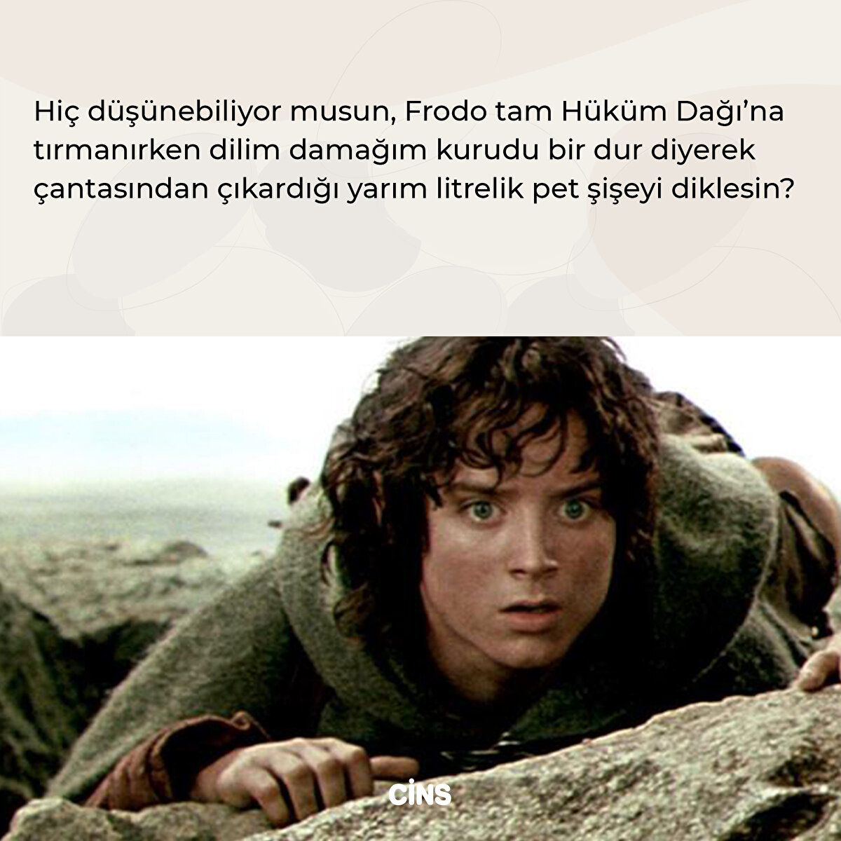 Biz düşünemedik... Yazının tamamı için Cins'e bekliyoruz!