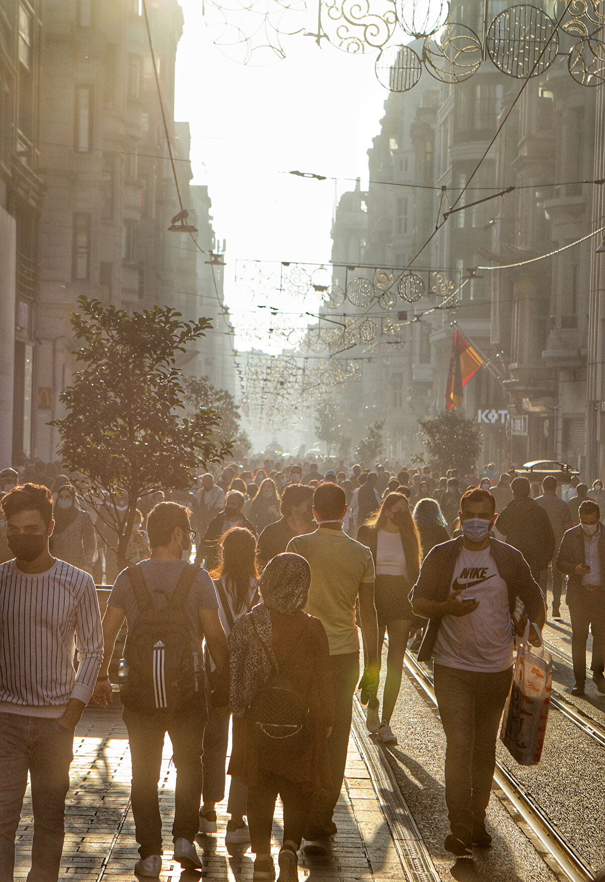 Fotoğraflar İstiklak Caddesi'nde yoğunluk 