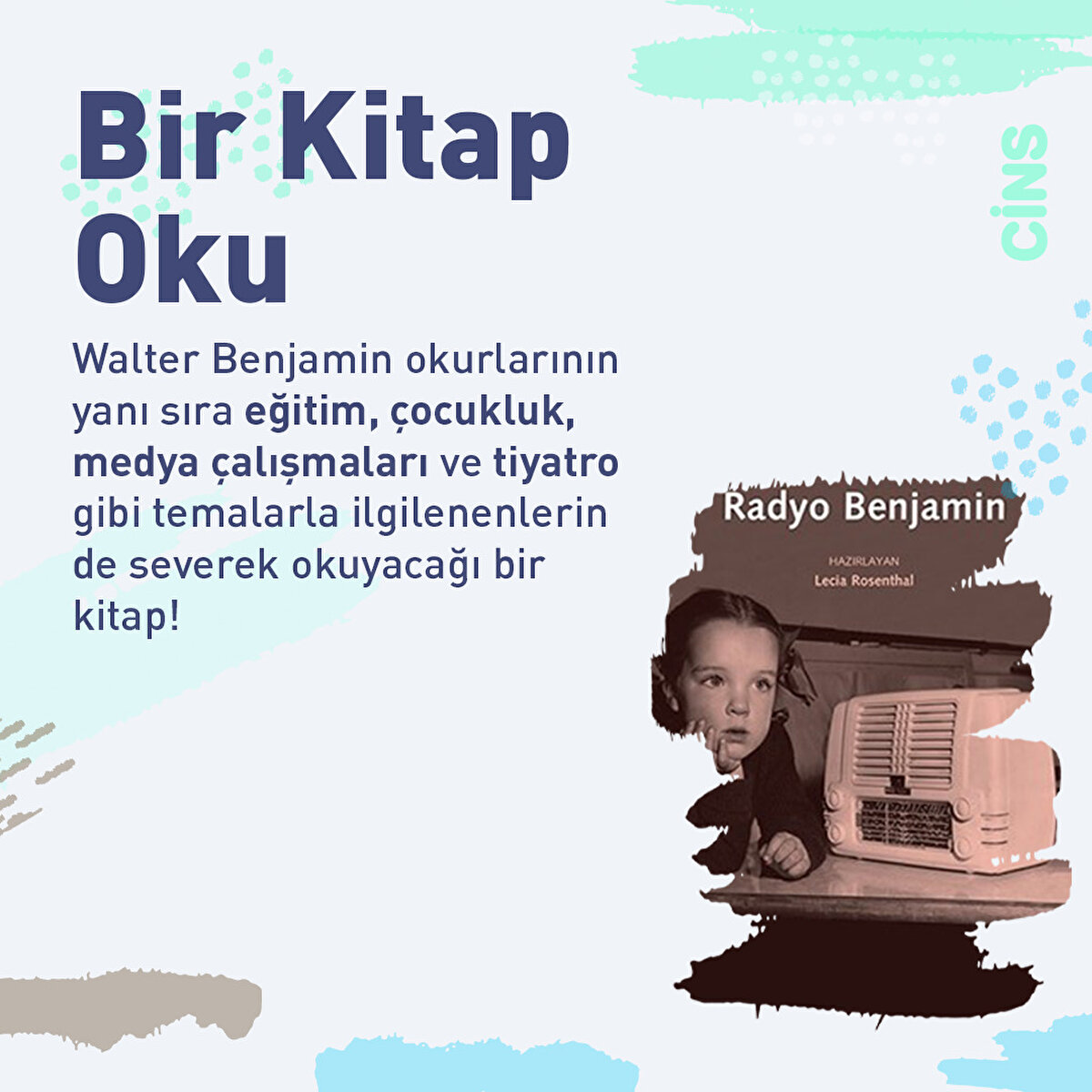 Kitap kalınca, edebiyattan pedagojiye farklı temalarda metinleri içeriyor, muhtemelen farklı disiplinlerle ilgilenenler için de ilham kaynağı olacaktır.