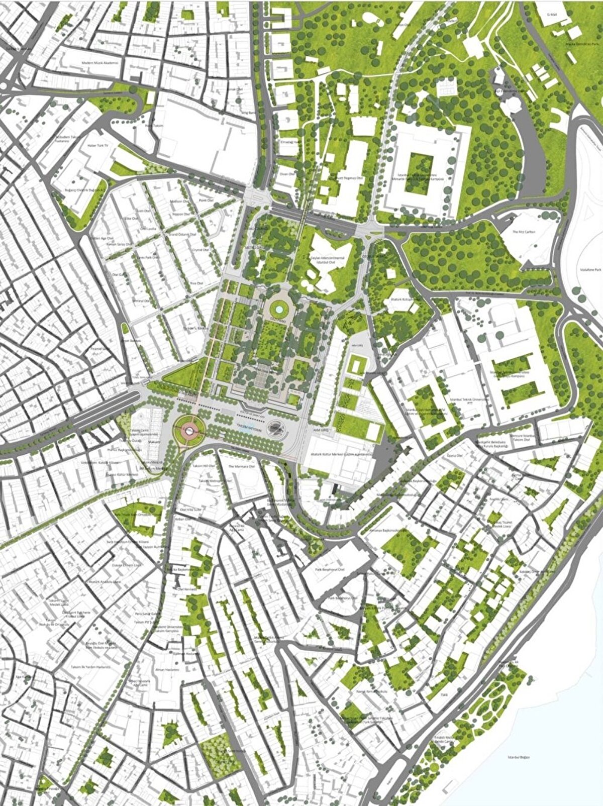 Taksim Meydanı - 19 numaralı proje 