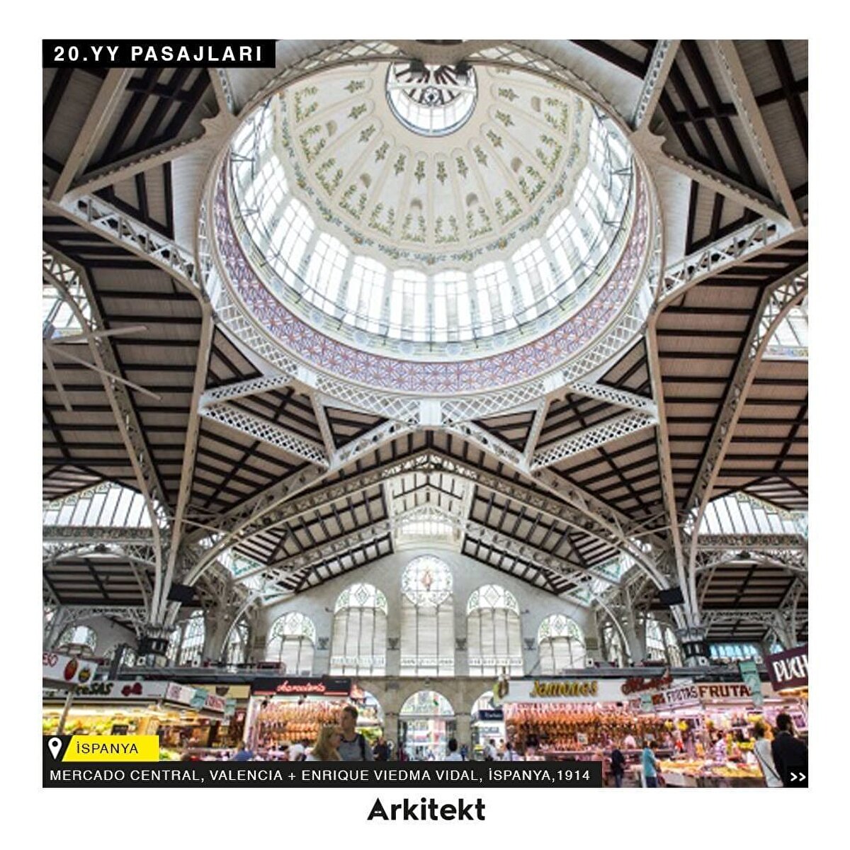 4_20.yy Pasajları: Bu yapılar, koridor oluşturan kapalı sokakların, içeride modüler kümelenme yapacak şekilde üzerlerinin kapatılması ile oluşturulur. Yeni malzemenin çok yönlülüğüyle daha geniş aralıklara ve daha etkileyici mekansal kurguya izin verir.