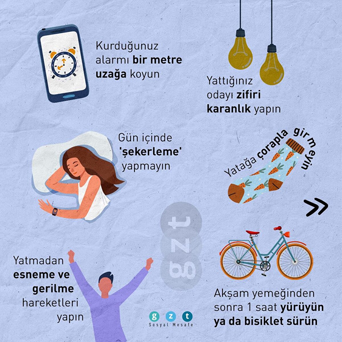 😴Düzenli uyku için ne yapmalı?