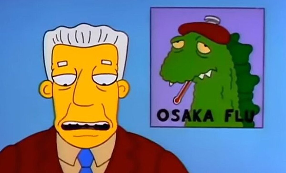 Koronavirüs  Simpsonlar dizisinin sadık seyircileri, animasyon komedinin koronavirüse yıllar önce yer verdiğini düşünüyor.  Dizinin 1993’te yayınlanan bir bölümünde, Japonya’dan yayılan Osaka Flu adlı virüsten söz ediliyor.