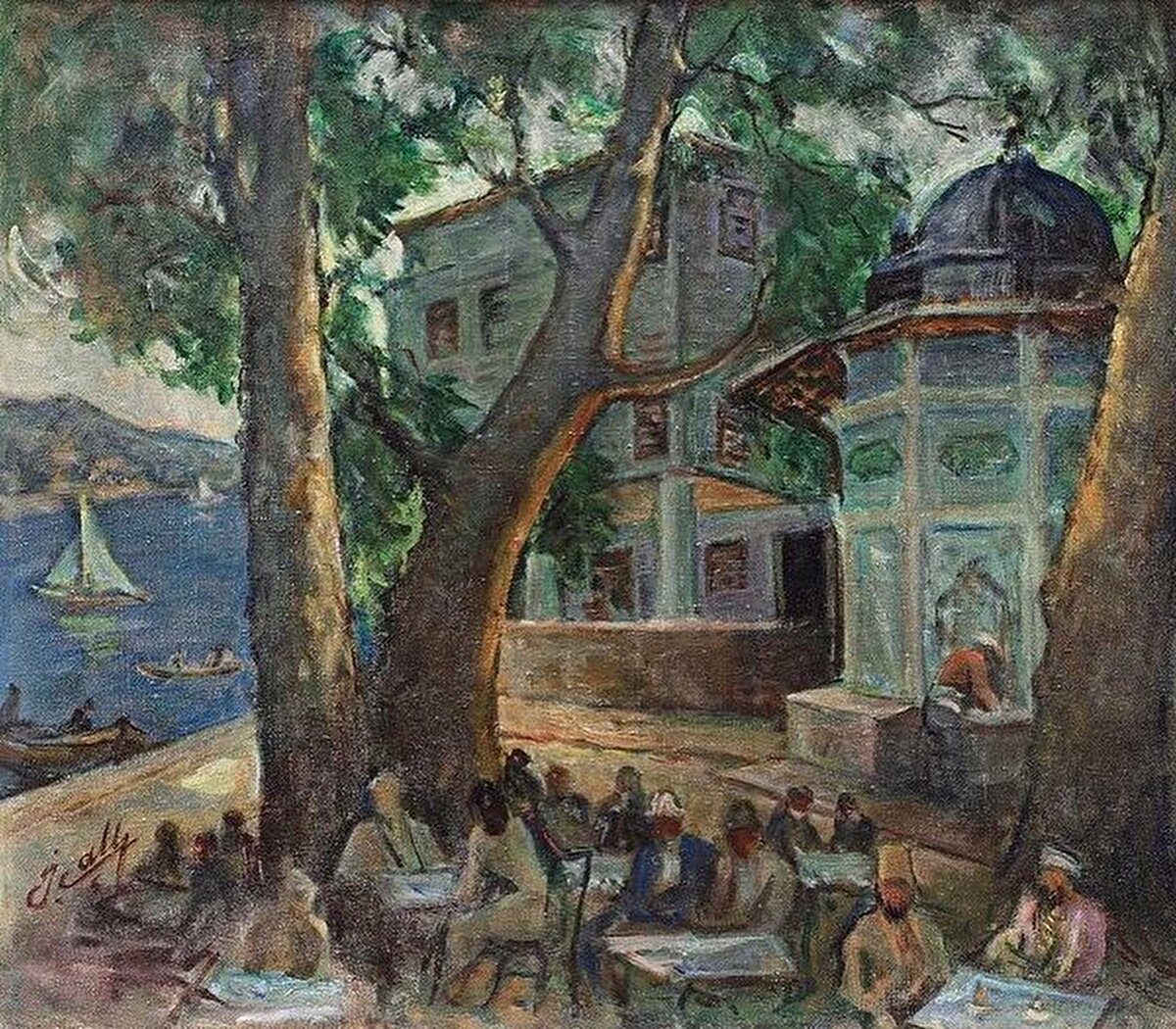 Altı yıllık okul dönemini, dört yılda birincilikle tamamlar. 1909 yılında açılan Avrupa’da burslu eğitim sınavını birincilikle kazanarak Fransa’ya gönderilir. Namık İsmail, Hikmet Onat, Nazmi Ziya Güran ve Avni Lifij'le birlikte, Ferdinand-Anne Piestre Cormon’un École des Beaux-arts’daki atölyesinde 4 yıl resim eğitimi alır. 1914 yılında Birinci Dünya Savası çıkınca, eğitimini tamamlayamadan yurda zorunlu olarak dönen Çallı, Sanayi-i Nefise Mektebi'nde Alexandre Vallaury'nin yardımcılığına getirilir.