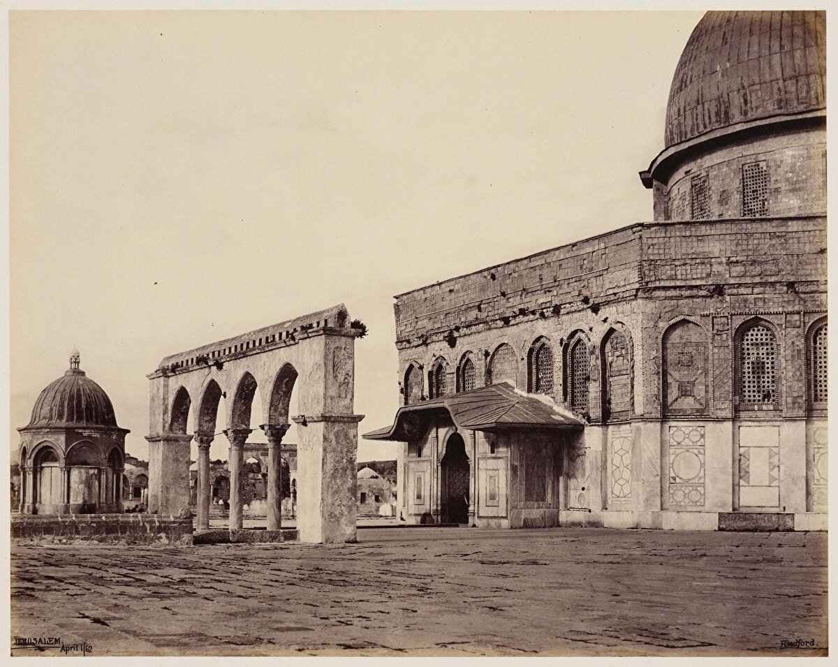 Kubbetu's-Sahra, Kudüs. 1 Nisan 1862.