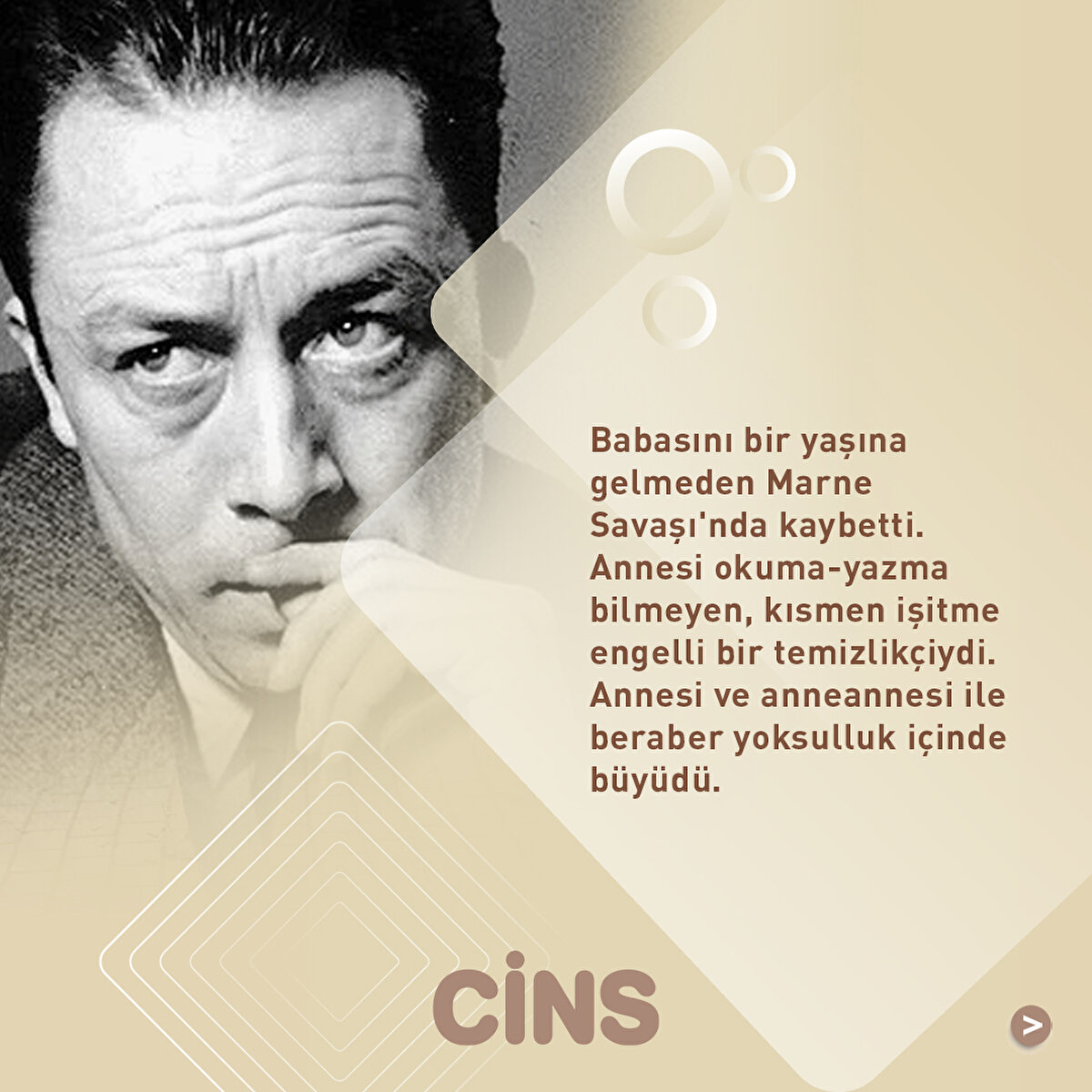 Babasını bir yaşına gelmeden Marne Savaşı'nda kaybetti. Annesi okuma-yazma bilmeyen, kısmen işitme engelli bir temizlikçiydi. Annesi ve anneannesi ile beraber yoksulluk içinde büyüdü.