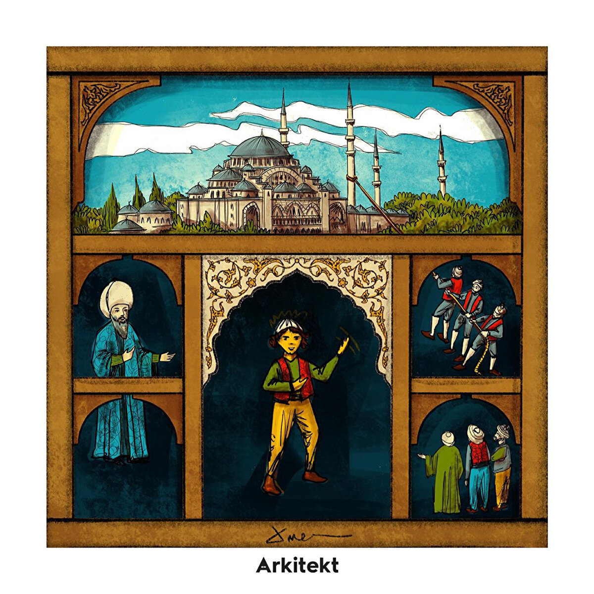 9- S&#252;leymaniye Camii’nin eğik minaresi