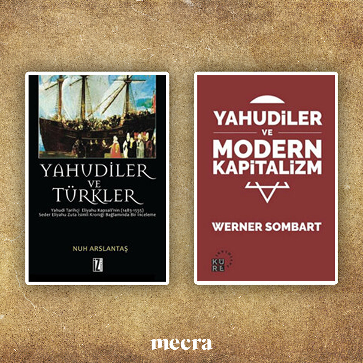 Yahudiler ve Türkler
Nuh Arslantaş

Ülkemizde dil probleminden dolayı Osmanlı tarihinin önemli kaynaklarından biri olan İbranîce kroniklerden şimdiye kadar sistematik bir şekilde istifade edilmemiştir. Bu araştırma, Osmanlı Devleti ve Yahudileri üzerine yazılmış ilk kapsamlı İbranîce kronik hakkında, ülkemizde yapılan ilk müstakil çalışmadır. Araştırmada, Eliyahu Kapsali’nin (1483-1555) Osmanlı tarihi üzerine yazdığı İbranîce eserden hareketle, Yahudi bir tarihçinin gözünden Osmanlı tarihi, Sultanların Yahudilerle ilişkileri, İspanya ve Portekiz’den sürülen Yahudilerin Osmanlı Devleti’ne kabulü gibi, değişik pek çok konuya yer verilmiştir. 

Yahudiler ve Modern Kapitalizm
Werner Sombart

İlk baskısı 1911’de Almanca yapılan kitap, 16.-20. yüzyıllar arasında kapitalizmin gelişim seyrini büyük bir titizlikle ele alıyor ve yukarıdaki sorulara makul bir cevaplar manzumesi öneriyor.

