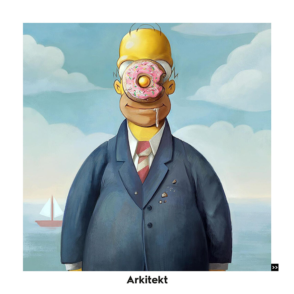 2- Rene Magritte, Adamın Oğlu 