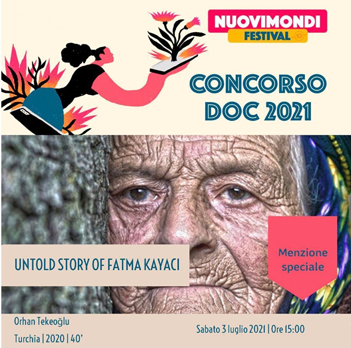 Kültür ve Turizm Bakanlığı'nın desteklediği 'Fatma Kayacı'nın bilinmeyen hikâyesi' adlı belgesel İtalya’da düzenlenen NuoviMondi Film Festivali'nde Jüri Özel Ödülü'ne layık görüldü.