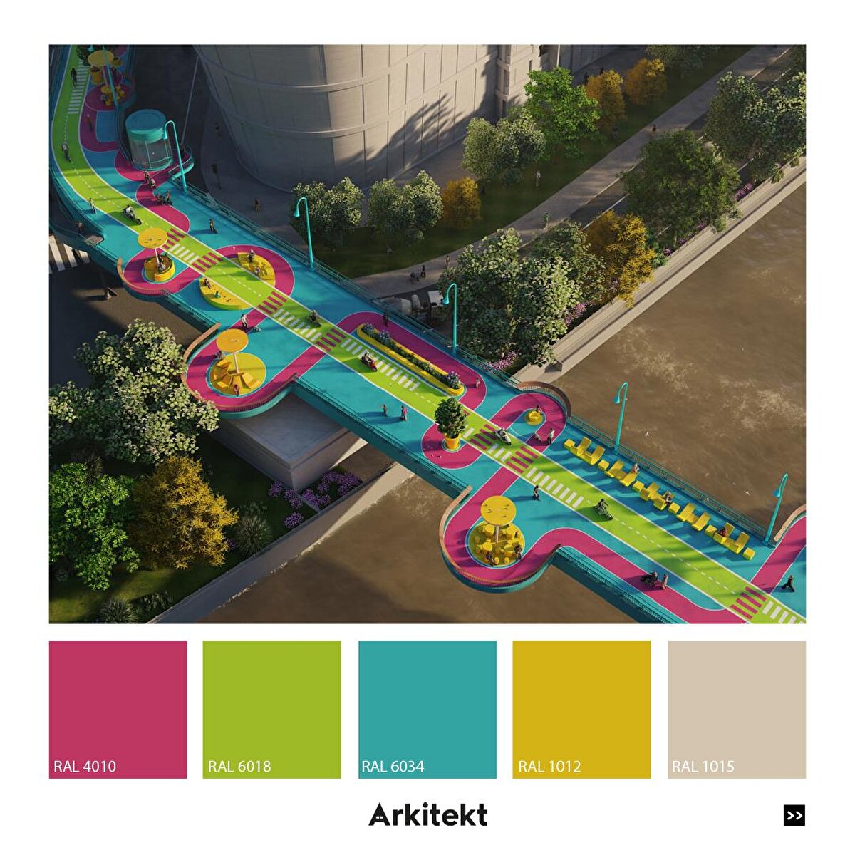 1) High Loop Yaya K&#246;pr&#252;s&#252;, @100architects