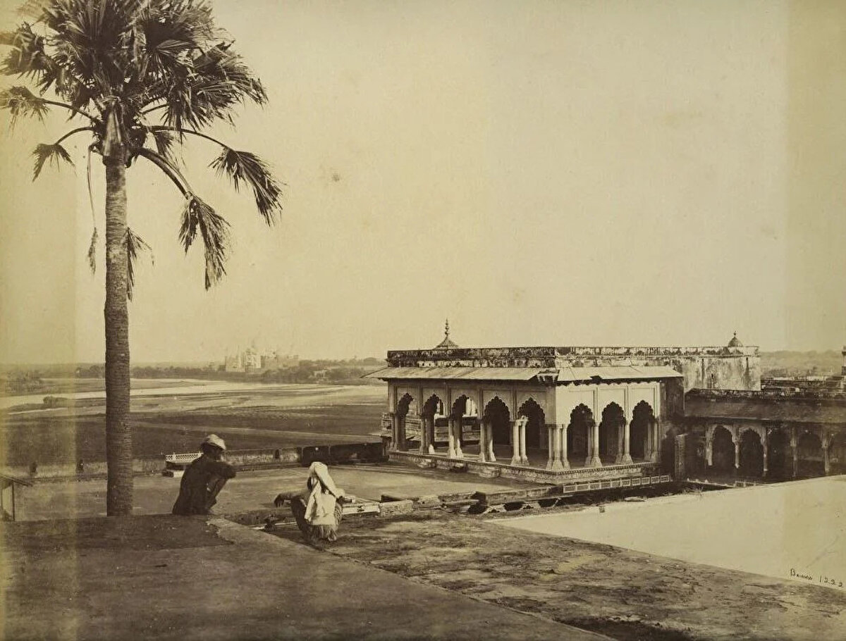 Agra Kalesi’ndeki Divân-ı Hâs, 1865 yılı. 