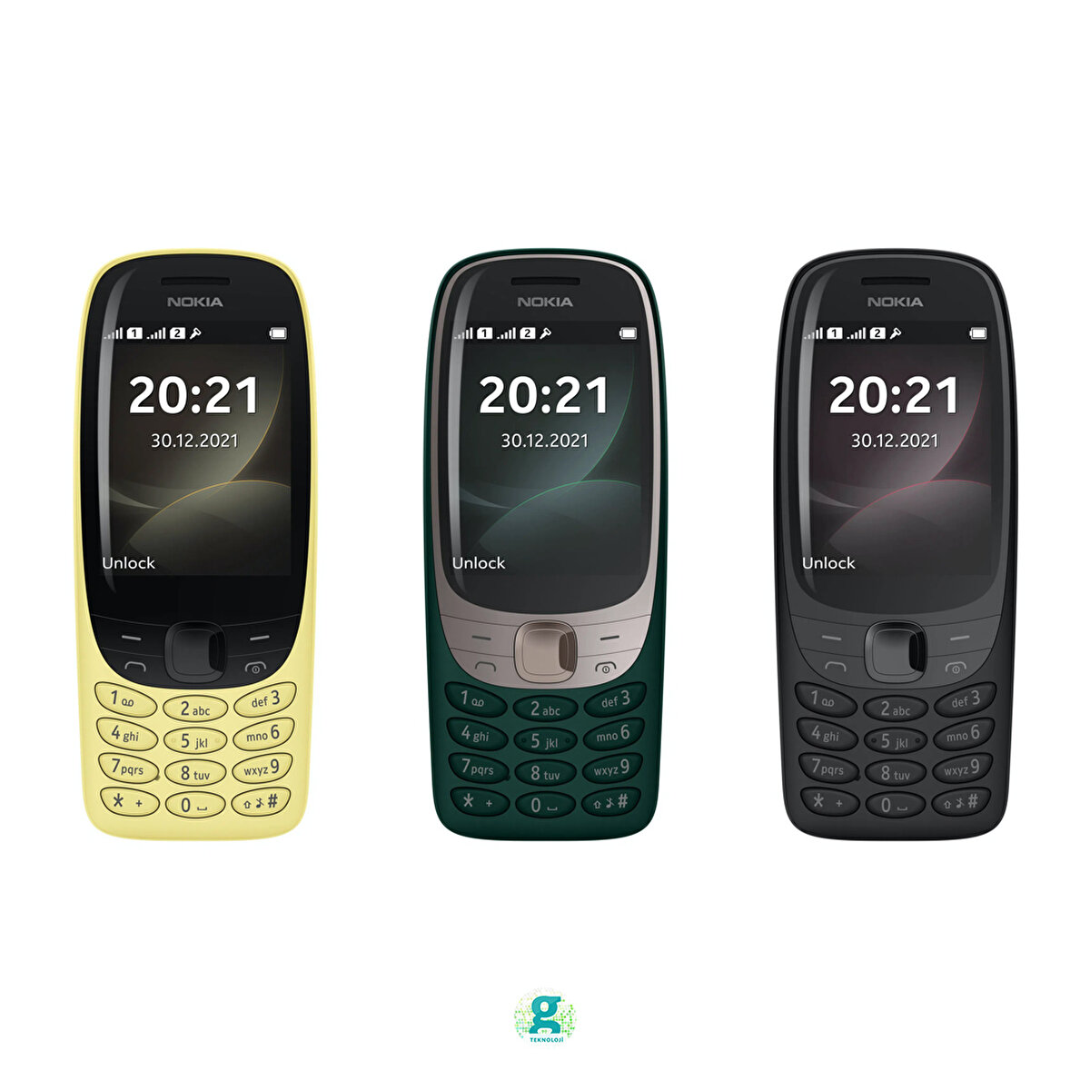 Yenilenen Nokia 6310 teknik özellikleri
- 2.8 inçlik renkli ve kavisli ekran
- 16 MB RAM ve 8 MB depolama alanı
- 0.3 megapiksel kamera
- Bluetooth 5.0
- Wi-Fi
- Çift SIM desteği
- FM radyo
- 7 saatten fazla konuşma ve birkaç hafta bekleme süresi