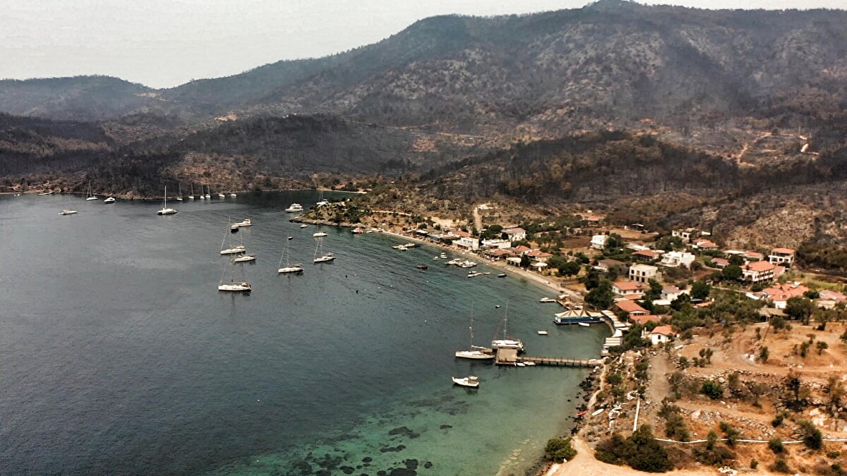 Milas'ın kırsal Beyciler Mahallesi'nde 31 Temmuz'da çıkan orman yangını, Bodrum'un Mazı ve Gökpınar mahallelerine sıçradı.

