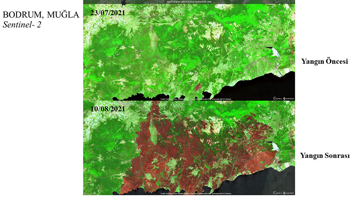 Prof. Dr. Yanalak, çalışmaları bilim dünyasıyla paylaşacaklarını ifade ederek, görüntülerin alındığı uyduların çok yüksek çözünürlüklü olduğuna değindi.
