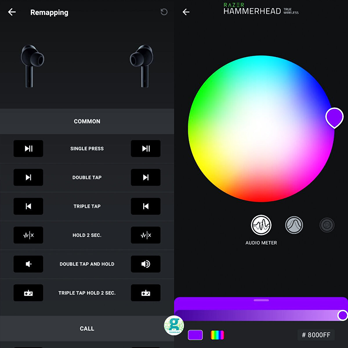 &#220;r&#252;n&#252;n RGB renkleri Razer'in akıllı telefon uygulaması ile değiştirilebiliyor. 