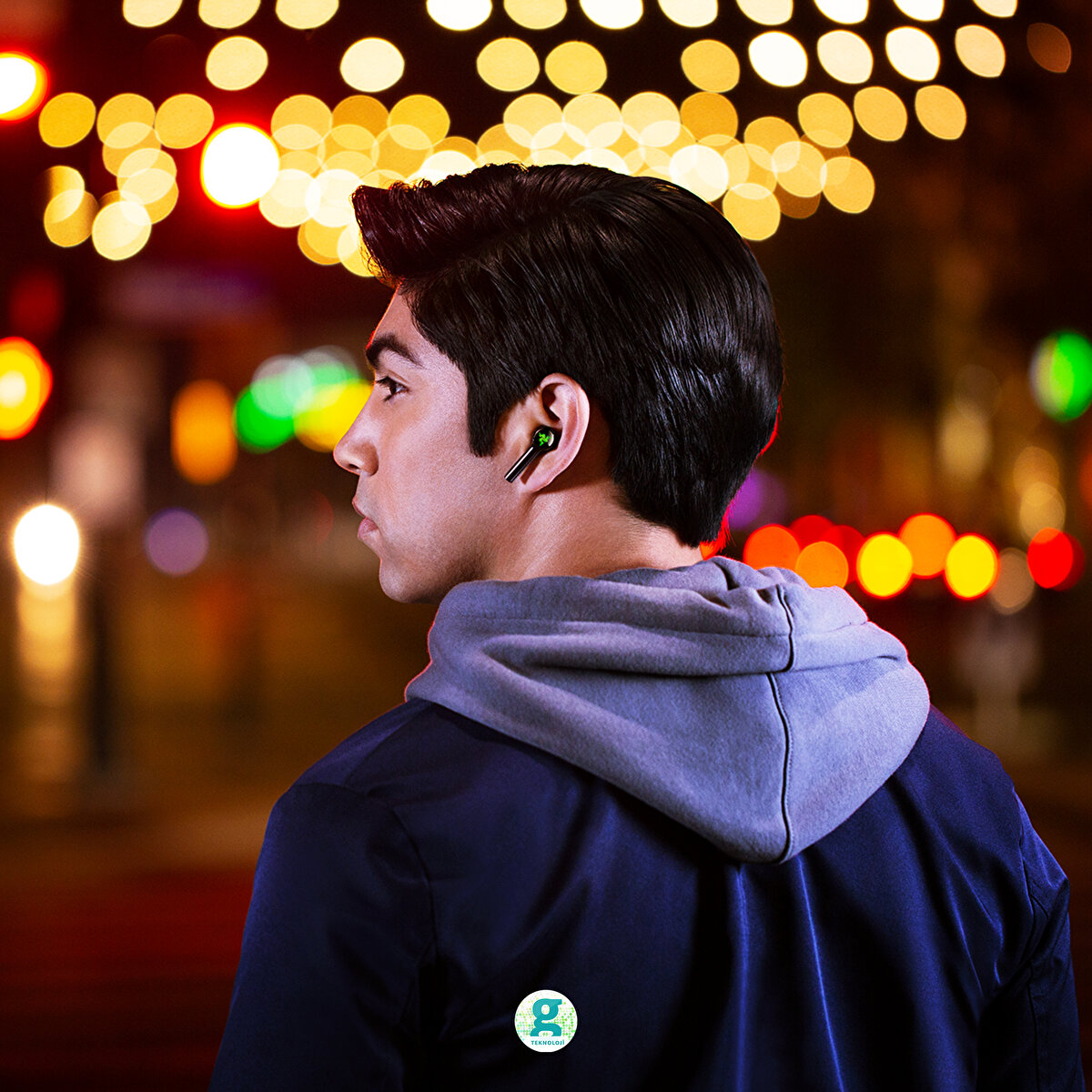 Üründe aynı zamanda aktif gürültü engelleme teknolojisi mevcut. Ürünün içindeki mikrofonlarda 60 ms gecikme ile çalışarak oyunlarda gecikmenin önüne geçiyor.