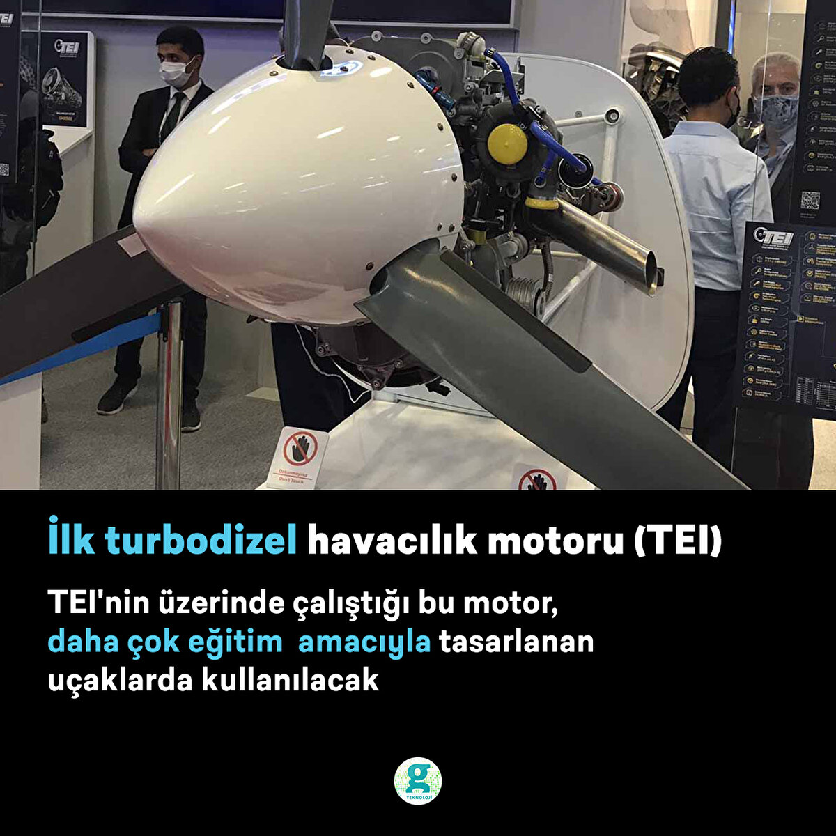 TEI'nin üzerinde çalıştığı bu motor, daha çok eğitim amacıyla tasarlanan uçaklarda kullanılacak