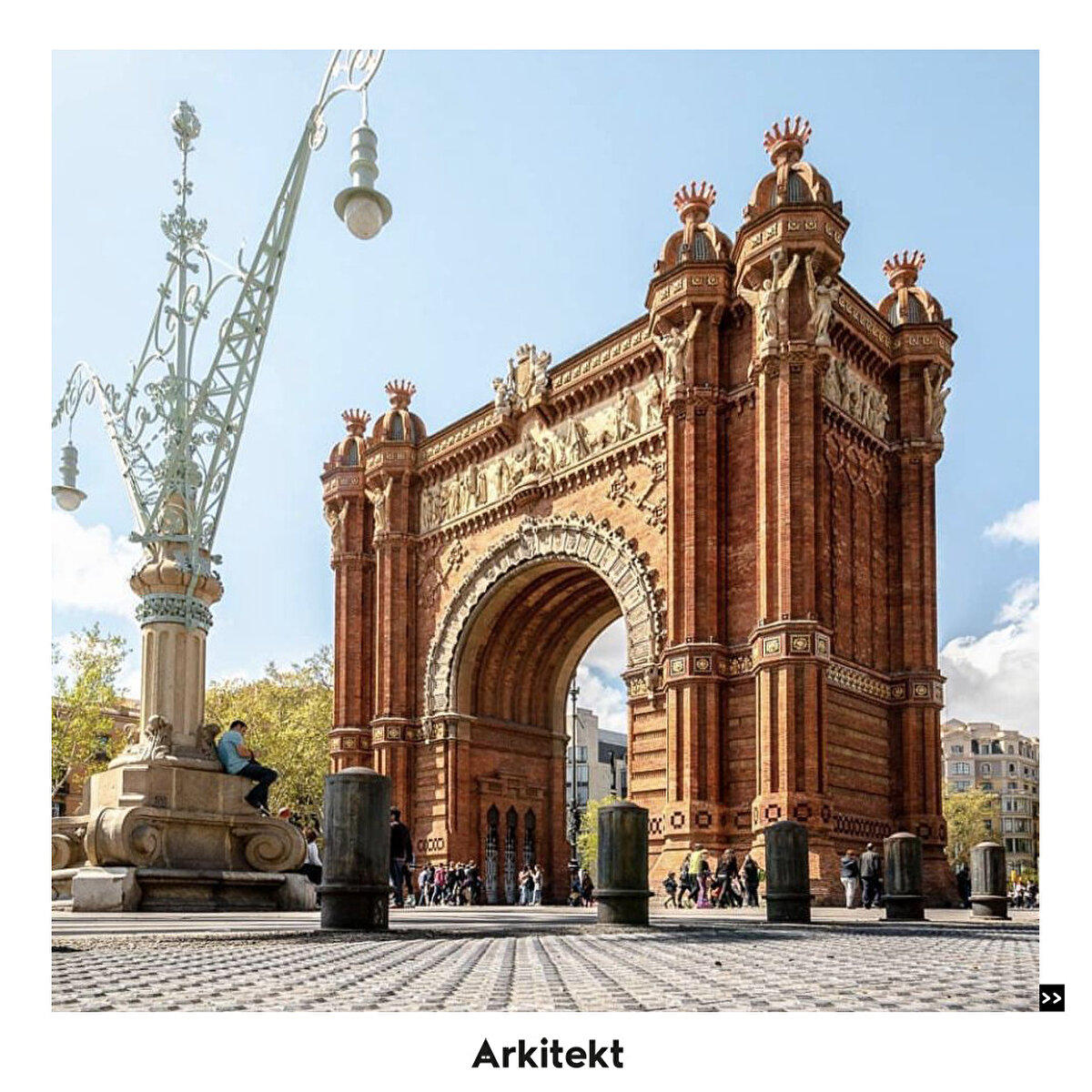 3) Arc de Triomf, Barselona 